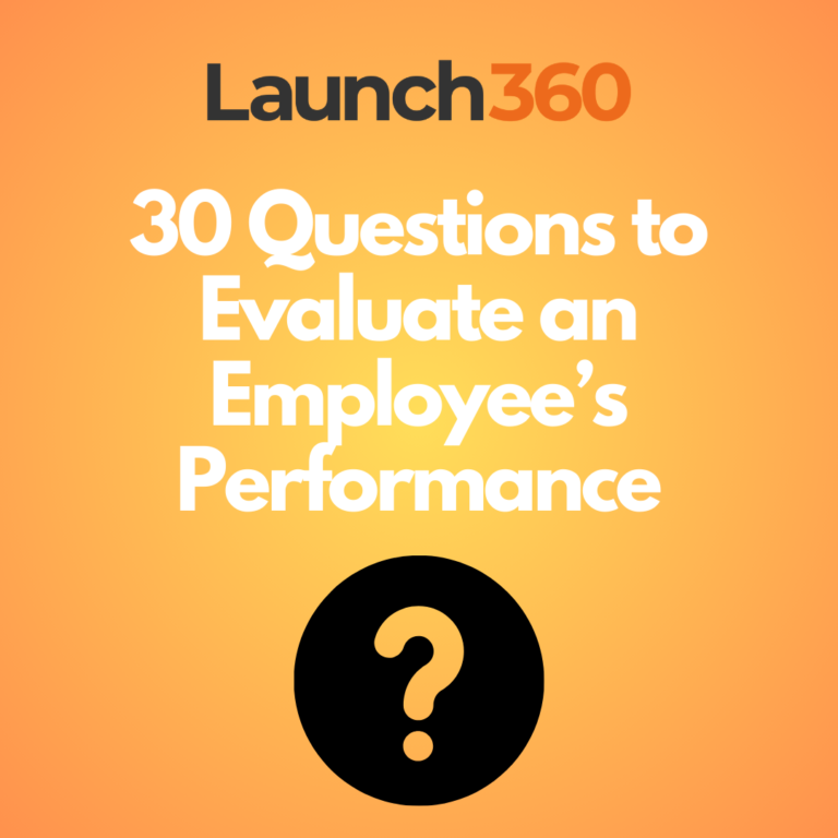 30 Questions to Evaluate an Employee’s Performance