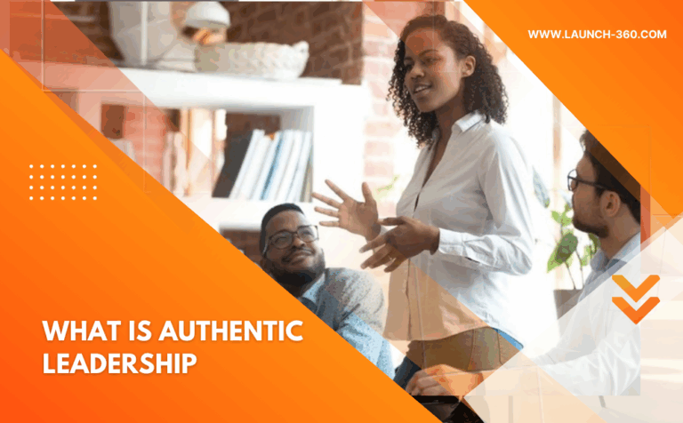 Authentic leadership concept showing trust