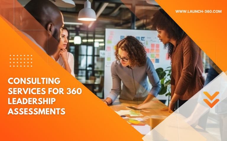 Consulting services for 360-degree leadership assessments and leader development.